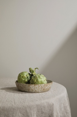 Logo trade business gifts image of: VINGA Nuvem stoneware serving bowl