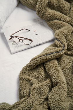 Logo trade promotional item photo of: VINGA Maine GRS recycled double pile blanket