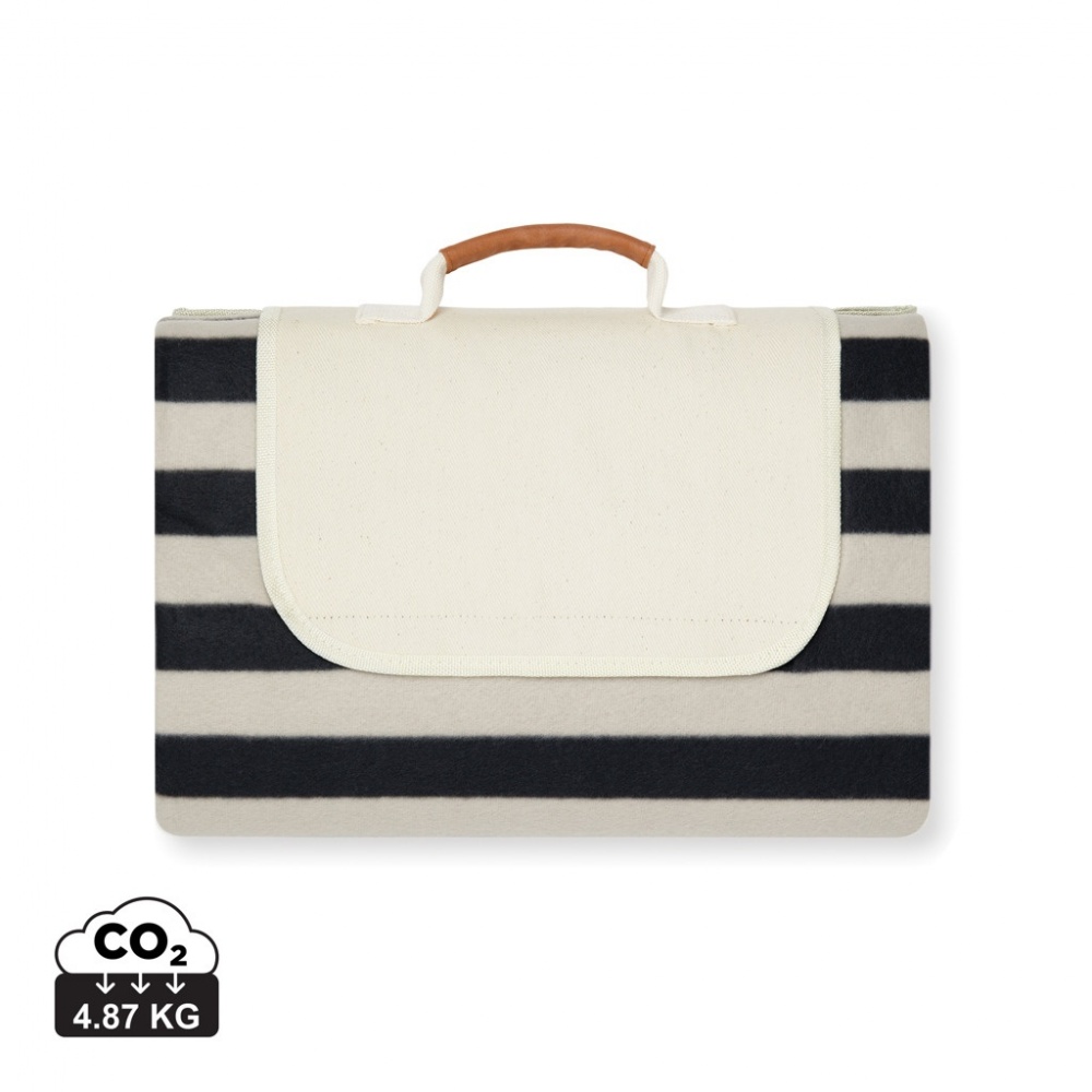 Logotrade advertising product picture of: VINGA Alba GRS RPET picnic blanket large