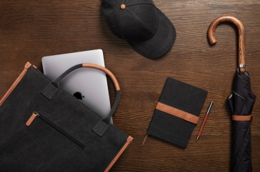 Logotrade promotional giveaway picture of: VINGA Bosler RCS recycled canvas office tote