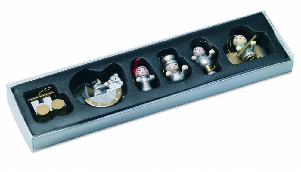 Logo trade promotional product photo of: Set of 6 Xmas decoration