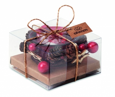 Logo trade promotional gifts image of: Christmas candle holder