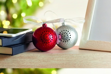 Logo trade advertising products image of: Speaker Christmas ball