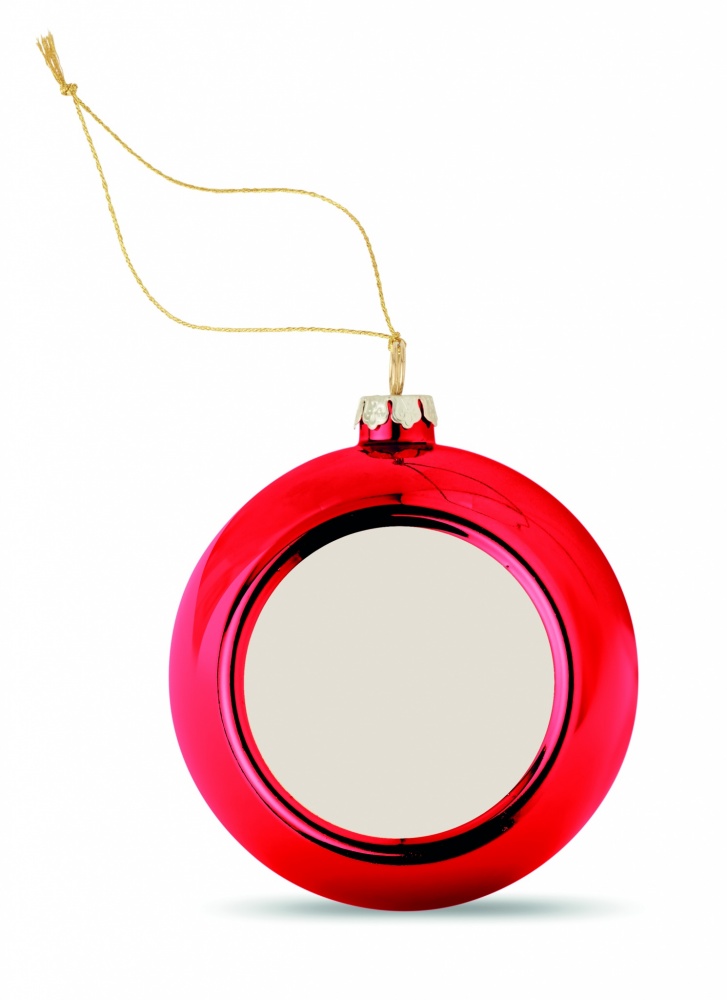 Logo trade promotional items picture of: Christmas ball for sublimation