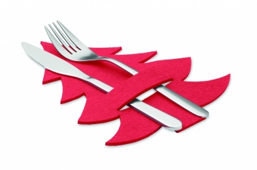 Logotrade promotional giveaways photo of: RPET felt cutlery holder set