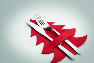 Logo trade advertising product photo of: RPET felt cutlery holder set