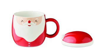 Logo trade promotional item photo of: Ceramic mug with lid 370 ml