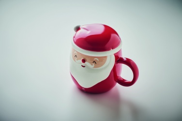 Logotrade promotional gift image of: Ceramic mug with lid 370 ml