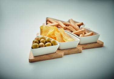 Logo trade business gifts image of: Christmas tree serving tray