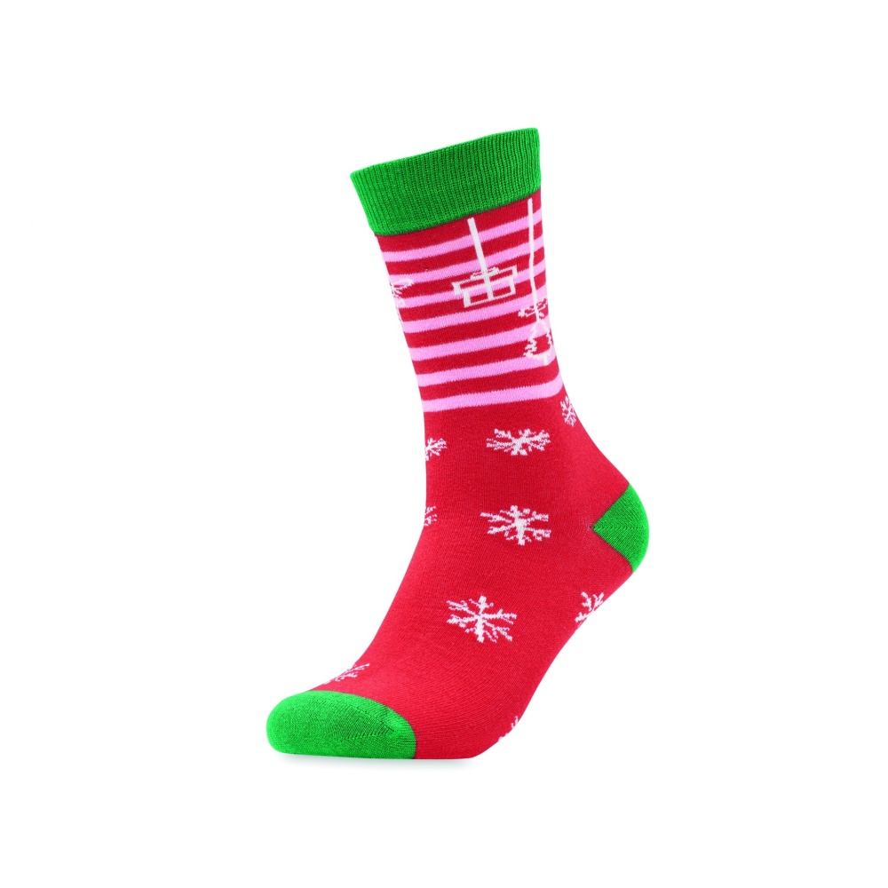 Logotrade promotional item image of: Pair of Christmas socks M