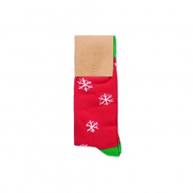 Logo trade promotional products image of: Pair of Christmas socks M