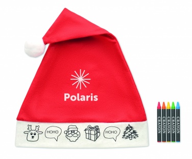 Logo trade advertising products image of: Kids Santa hat