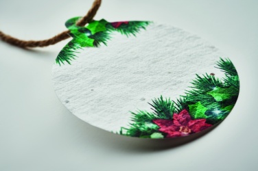 Logotrade promotional merchandise picture of: Seed paper Xmas ornament