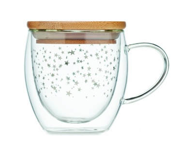 Logotrade promotional giveaway image of: Double wall borosilicate mug