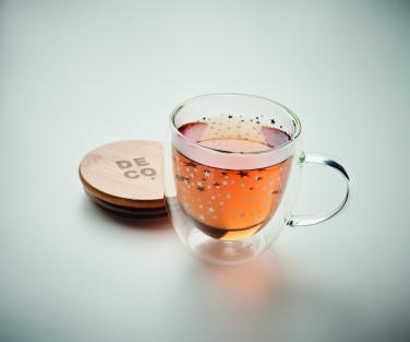 Logo trade promotional merchandise image of: Double wall borosilicate mug