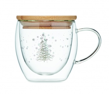 Logotrade promotional gift image of: Double wall borosilicate mug