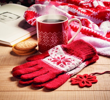 Logotrade promotional products photo of: Winter gift mug and gloves set