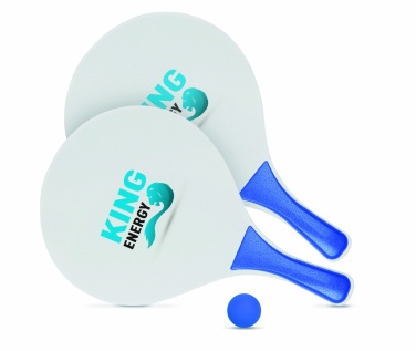Logo trade promotional giveaway photo of: Beach tennis set