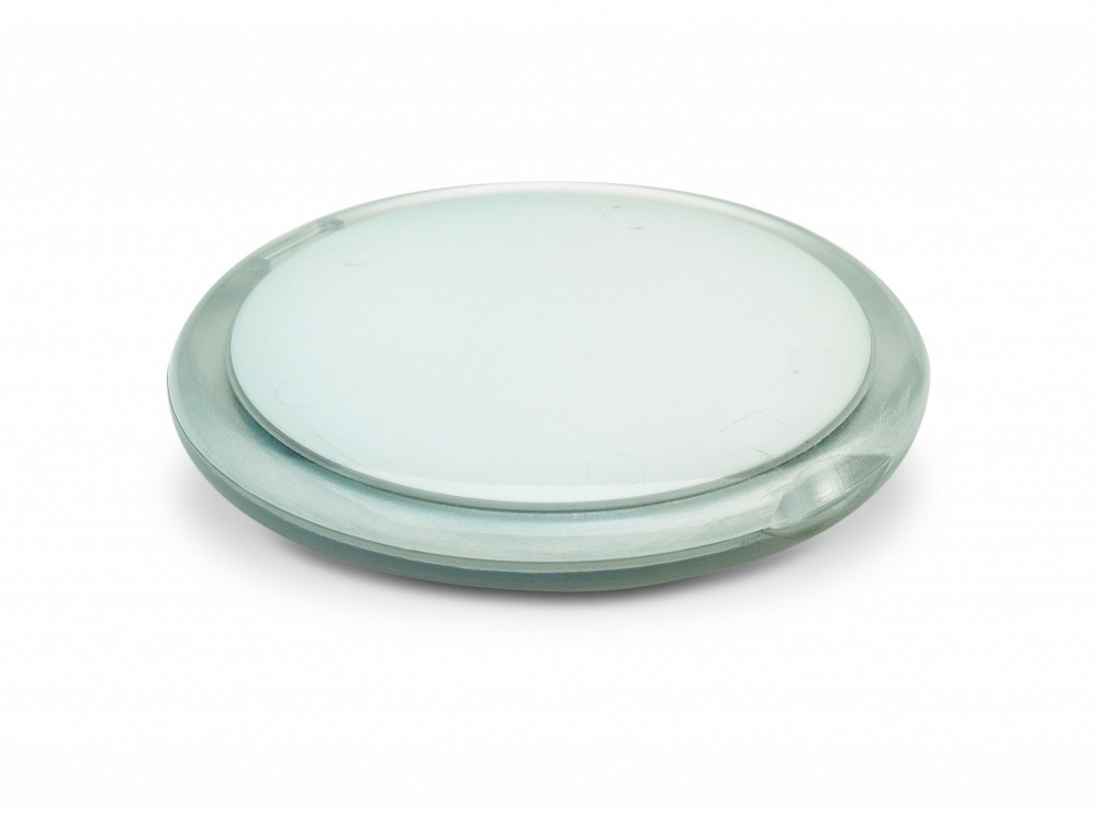Logo trade advertising products image of: Rounded double compact mirror