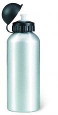 Single-walled 600 ml aluminium bottle