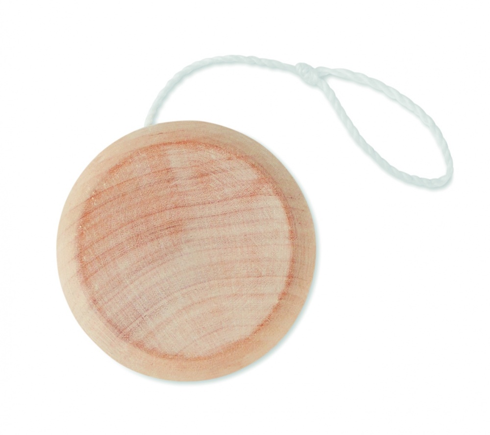 Logo trade promotional products image of: Wooden yoyo