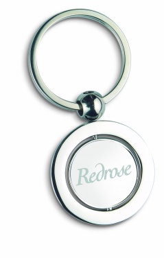 Logotrade promotional merchandise picture of: Globe metal key ring  WORLD