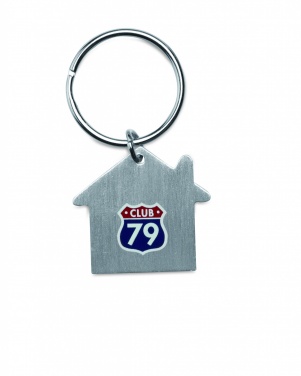 Logotrade promotional merchandise photo of: Metal key holder house Lahti