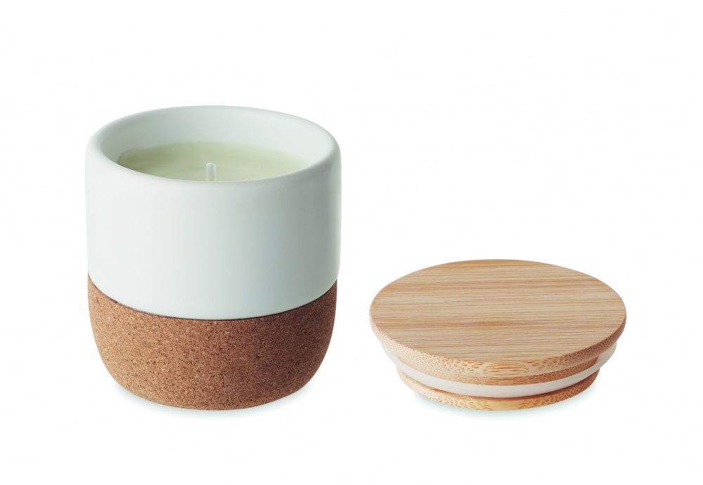 Logotrade business gift image of: Plant based wax candle 80 gr