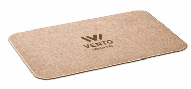 Logo trade promotional merchandise image of: Flax door mat