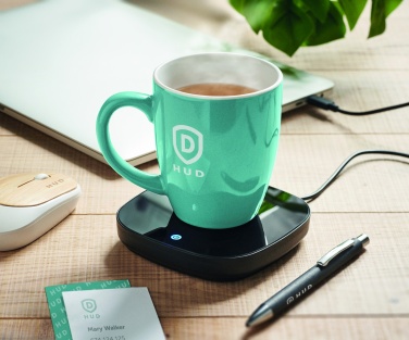 Logo trade promotional merchandise picture of: Mug warmer in ABS