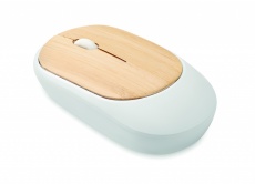Wireless mouse in bamboo