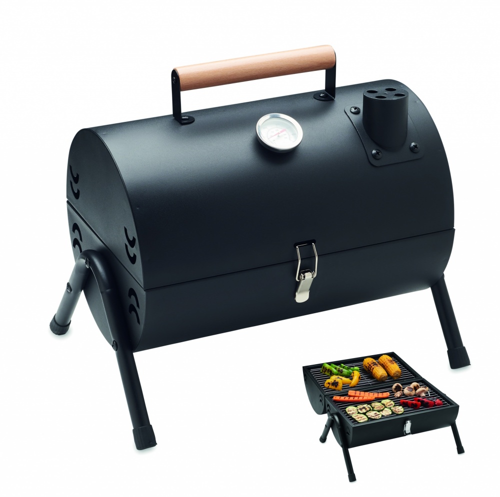 Logo trade corporate gift photo of: Portable barbecue with chimney