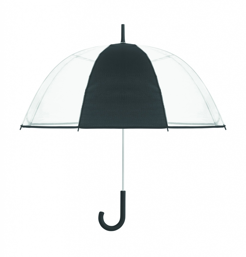 Logo trade promotional items image of: Transparent 23 inch manual open umbrella