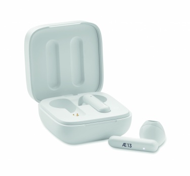 Logotrade promotional giveaways photo of: TWS earbuds with solar charger