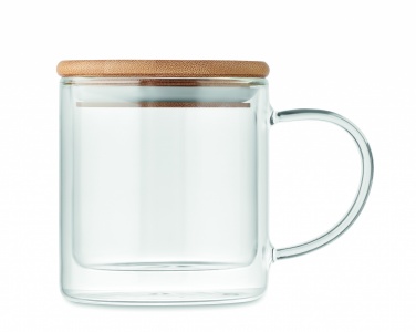 Logotrade promotional item picture of: Double wall borosilicate mug