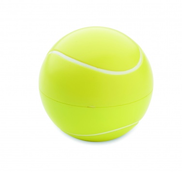 Logo trade promotional giveaway photo of: Lip balm in tennis ball shape