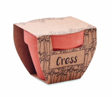 Logo trade promotional items image of: Terracotta pot cress seeds
