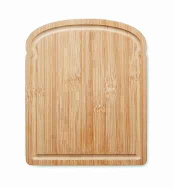 Logo trade promotional giveaways image of: Bamboo bread cutting board