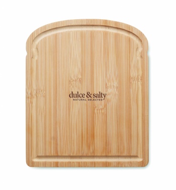 Logo trade promotional gifts picture of: Bamboo bread cutting board