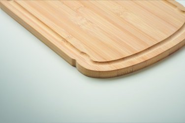 Logo trade promotional giveaways image of: Bamboo bread cutting board