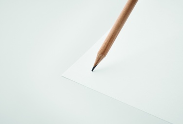 Logo trade promotional products image of: Natural pencil in seeded pouch