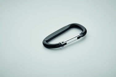 Logo trade business gifts image of: Carabiner clip in aluminium.