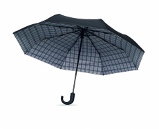 CANOVA 23 inch windproof auto open/close foldable umbrella with wooden handle