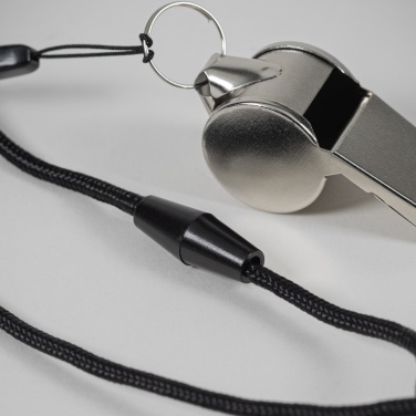 Logo trade business gifts image of: Metal whistle