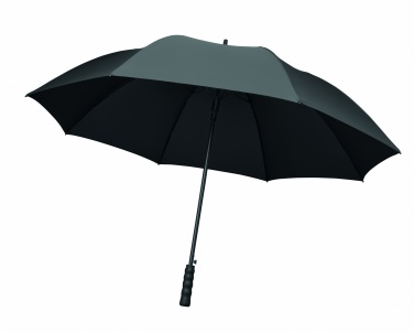 LLUVIA 27 inch windproof auto open umbrella in RPET, Black – detail view 2