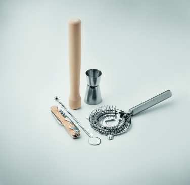 Logotrade promotional giveaways photo of: 5 piece cocktail kit in pouch.