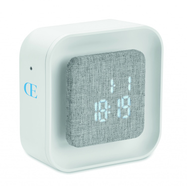 Logotrade advertising products photo of: Recycled ABS/RPET alarm clock Stuttgart
