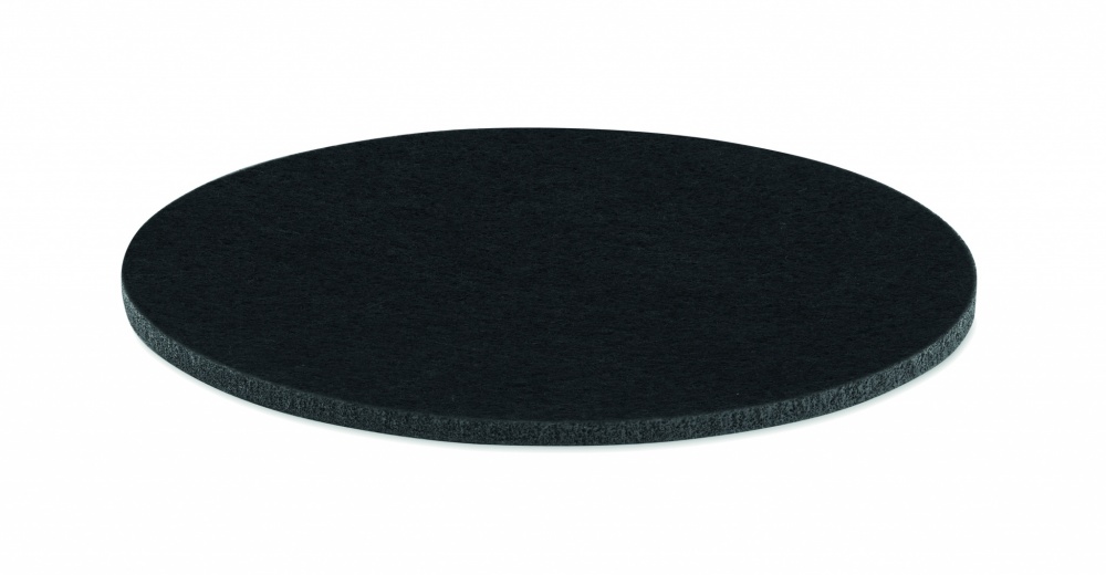 Logo trade promotional merchandise photo of: Round coaster in RPET felt