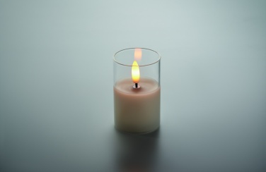 Logotrade promotional item picture of: LED wax candle in glass holder