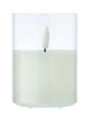 Logotrade promotional product image of: LED wax candle in glass holder
